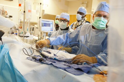 doctors performing a surgery