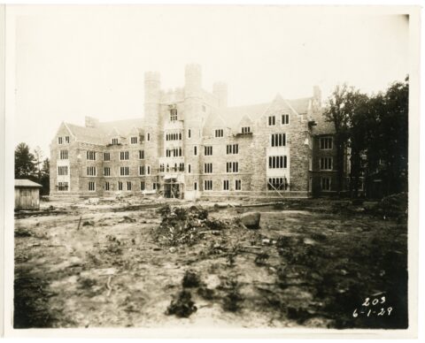 entrance to Medical School building
